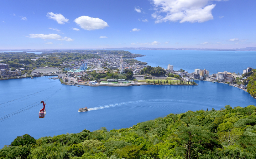 舘山寺から望む浜名湖